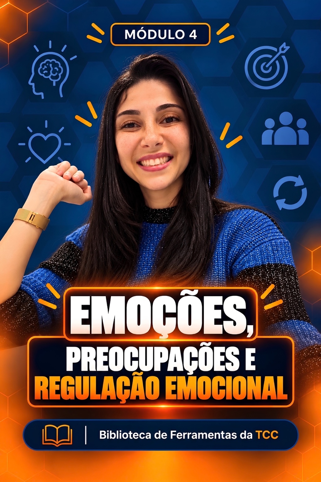 Capa do módulo: Emoções, preocupações e regulação emocional